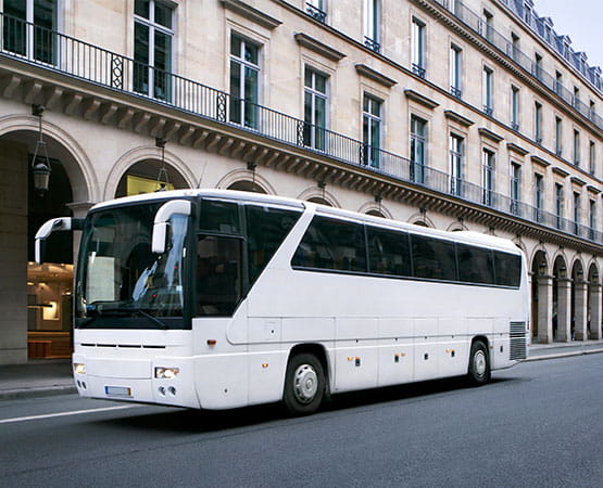 navette sur une route