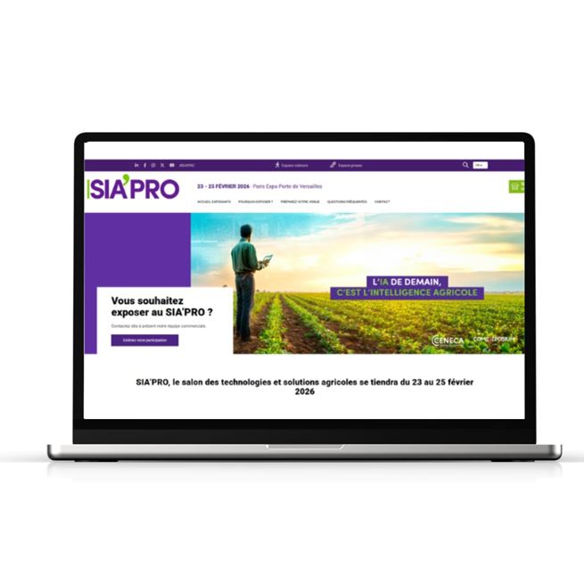 Visuel illustrant l'outil de communication "Votre logo sur le site internet du SIA'PRO"