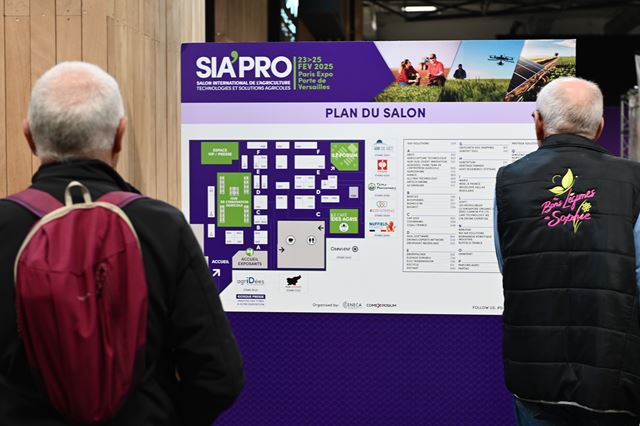 Visuel illustrant l'outil de communication "Votre logo sur les plans du SIA'PRO"