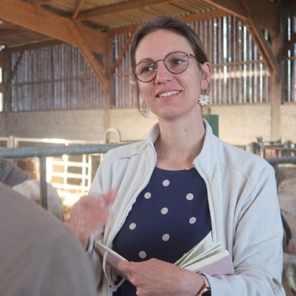 portrait de amandine chapuis bernard